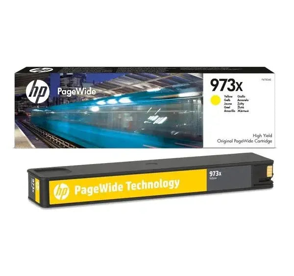 Original HP 973X For HP Pagewide Pro 477 series Printers High Yield Yellow Cartridge (F6T83AE) - eBuy UAE